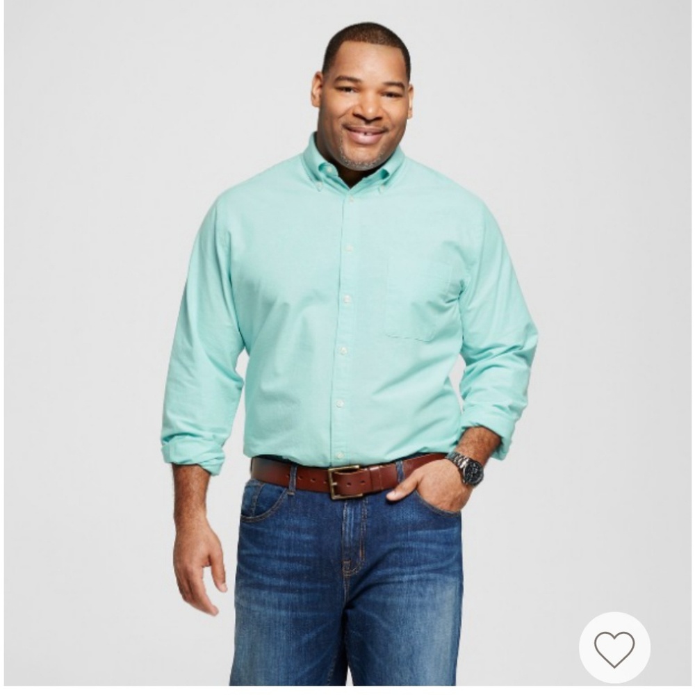 Merona Big and Tall Button Down Dress Shirt